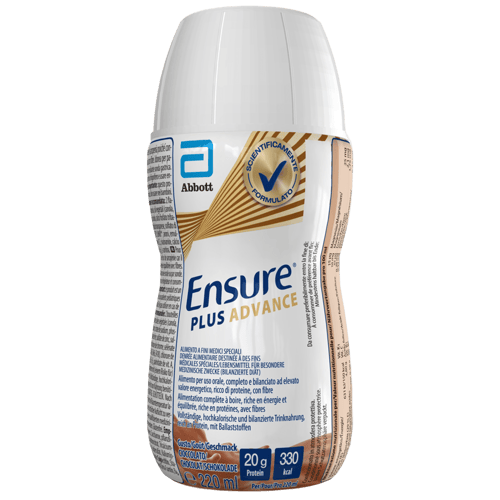 160-387-006_Ensure Plus Advance Chocolate_INT-B2_S557_220ml_OL_3D_F 1